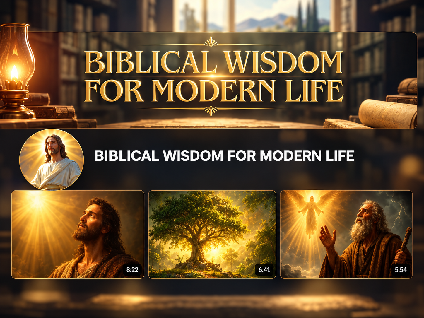 Canal Biblical Wisdom for Modern Life