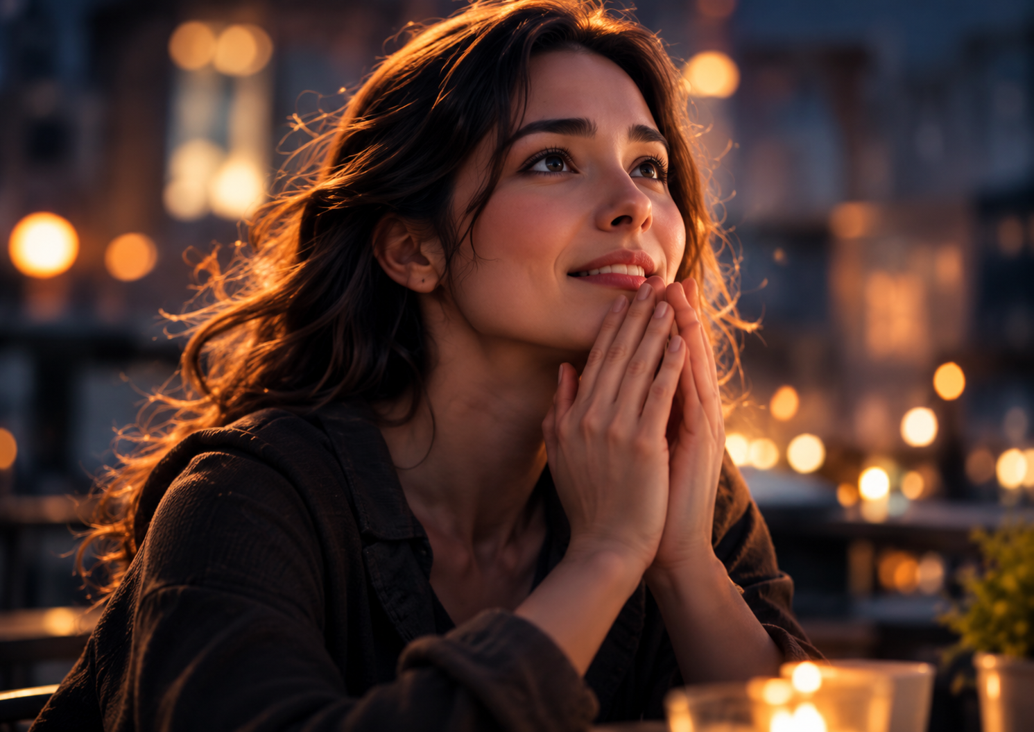 Mujer dentro de una historia emocional